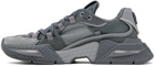 Dolce&Gabbana Gray Mixed-Material Airmaster Sneakers