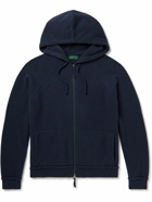 Incotex - Cashmere Zip-Up Hoodie - Blue