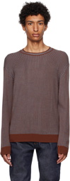 Paul Smith Blue & Brown Crewneck Sweater