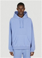 Champion - Logo Embroidered Hooded Sweatshirt in Blue