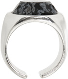 Isabel Marant Silver & Black Alto Ring