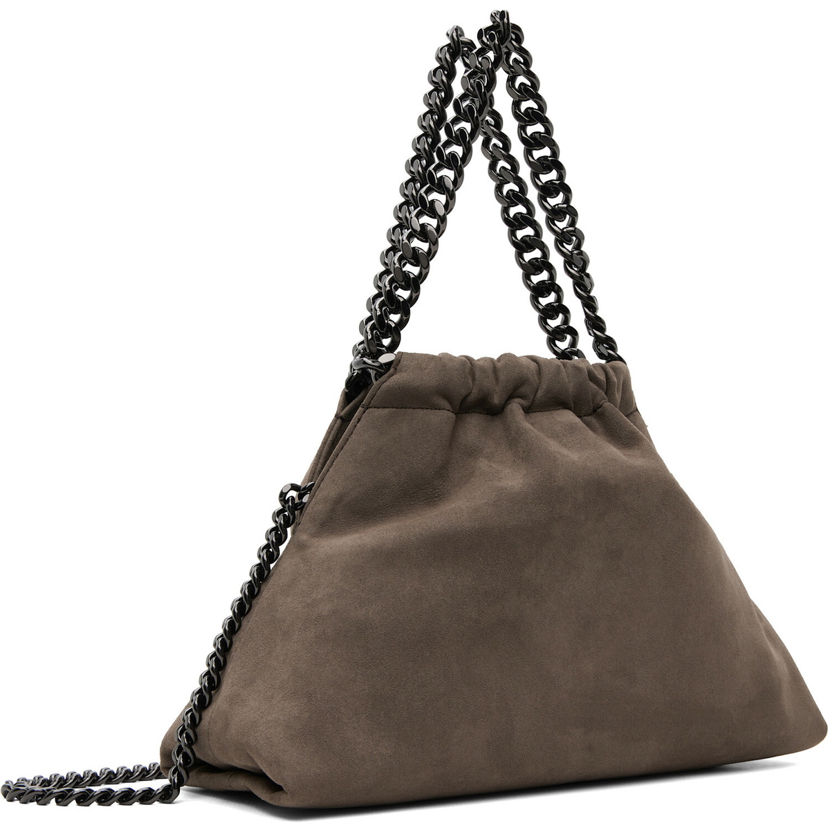 Stella McCartney Taupe Falabella Mini Drawstring Bag