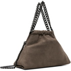 Stella McCartney Taupe Falabella Mini Drawstring Bag