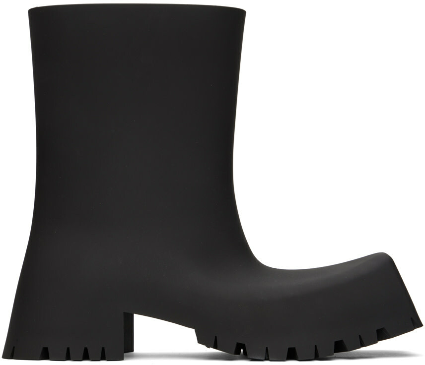 Balenciaga Black Trooper Boots