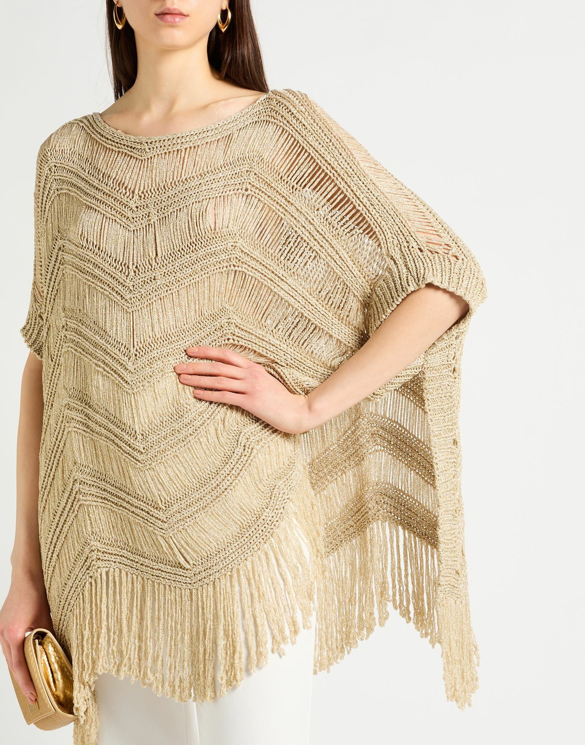 Twinset Womens Cape in Beige