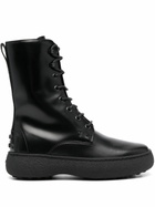 TOD'S - Leather Lace-up Boots