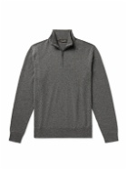 Loro Piana - Slim-Fit Baby Cashmere Half-Zip Sweater - Gray