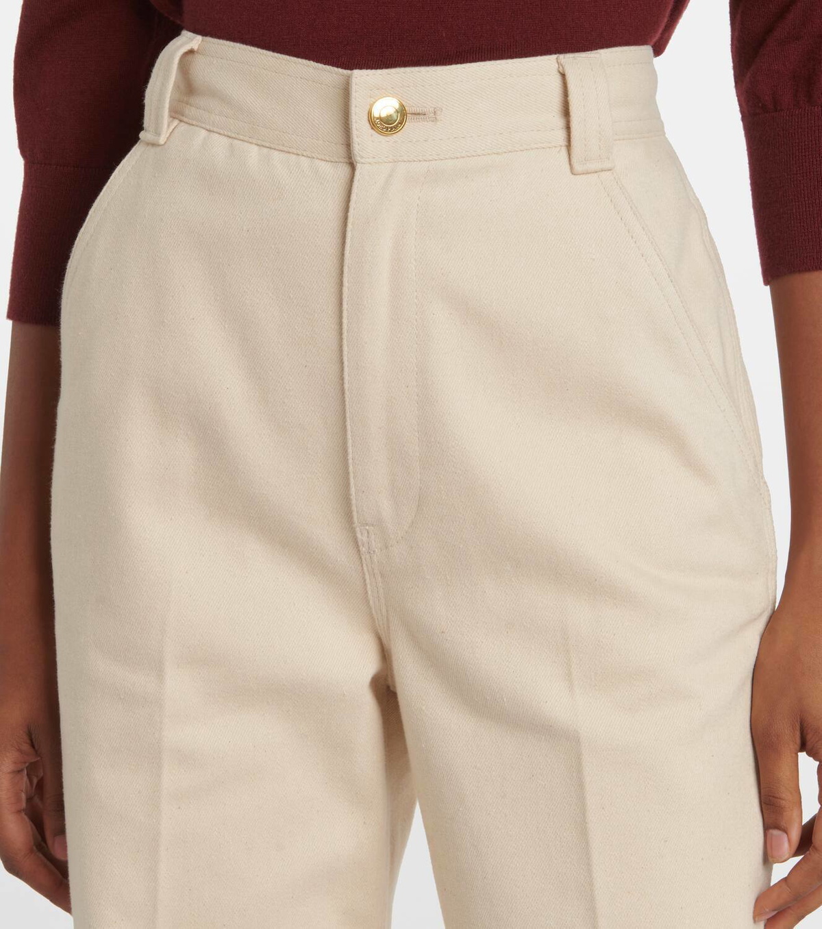 Loro Piana Garey high-rise straight jeans