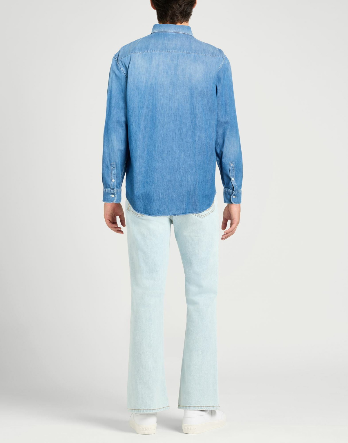 Dondup Mens Denim shirt in Blue