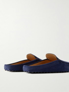 Tod's - Gommino Suede Slippers - Blue