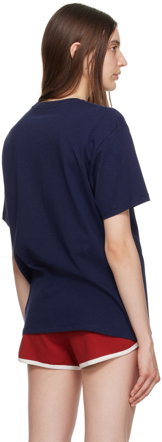 Saturdays NYC Navy 'Blue Bonnets' T-Shirt