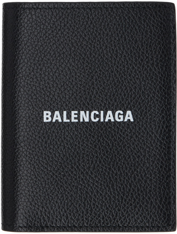Photo: Balenciaga Black Vertical Bifolded Wallet