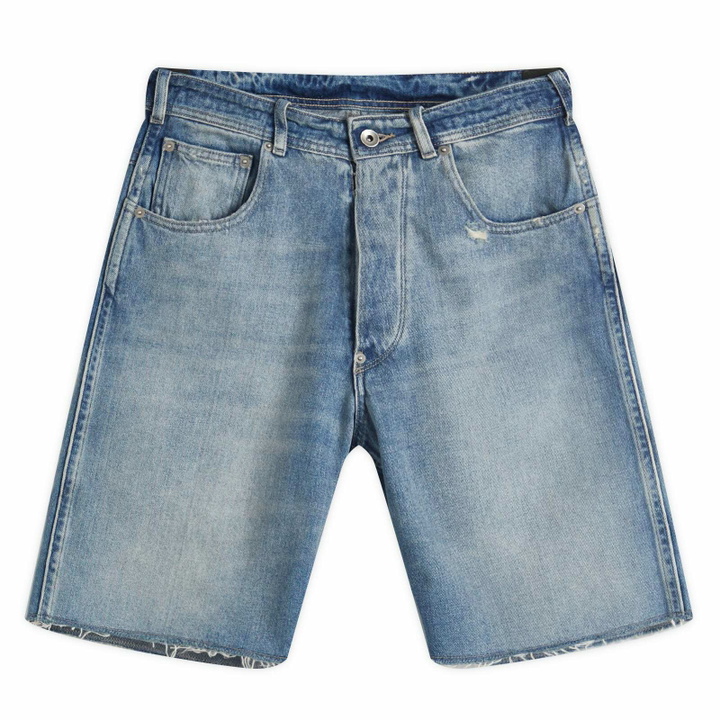 Photo: Maison Margiela Women's Denim Shorts in Light Blue