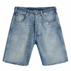 Maison Margiela Women's Denim Shorts in Light Blue