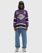 Mitchell & Ness X JUST DON NHL JERSEY HOODIE LOS ANGELES KINGS Purple Men