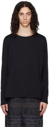 Marina Yee Black Deconstructed Long Sleeve T-Shirt