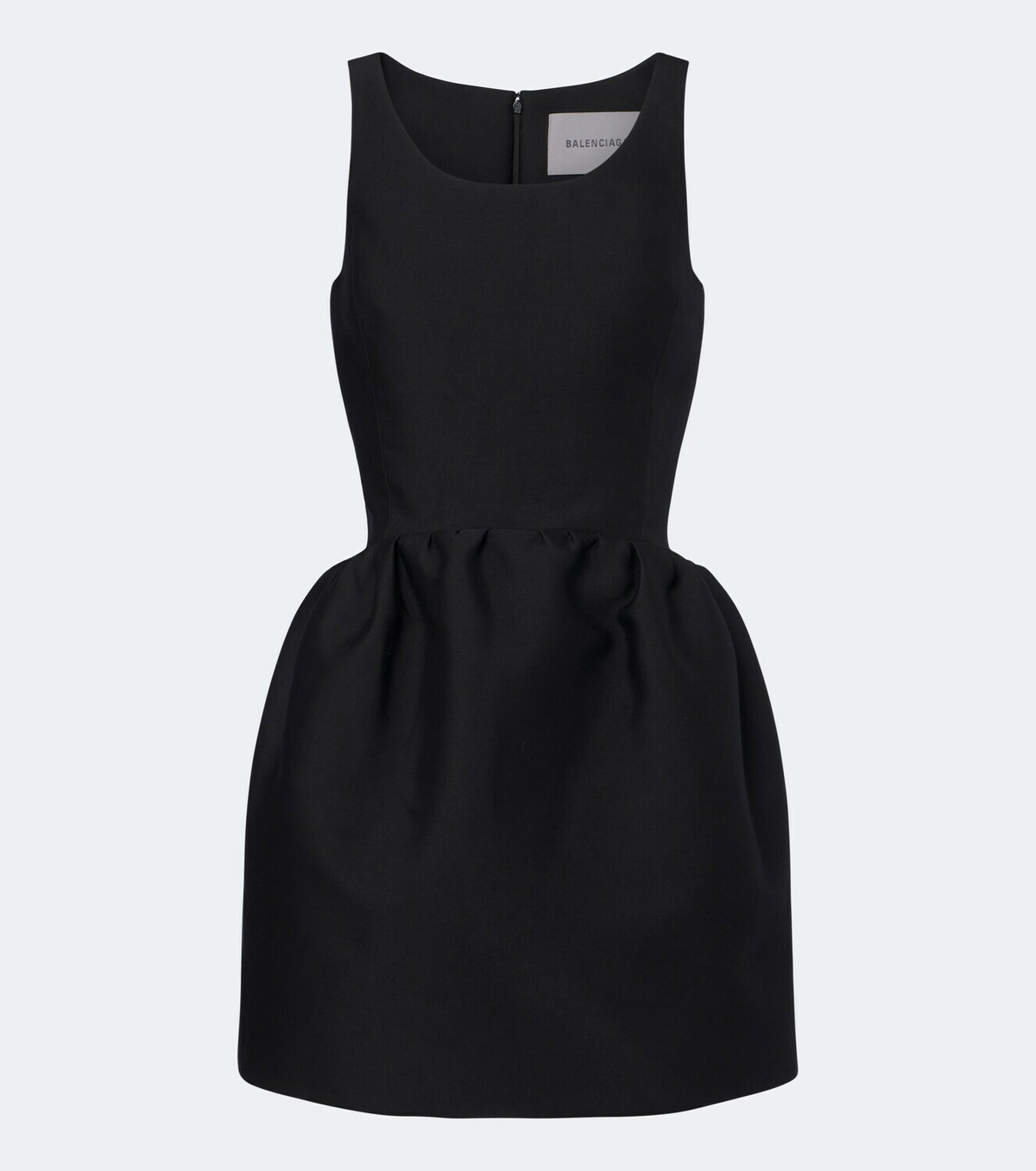 Balenciaga Wool and silk-blend minidress