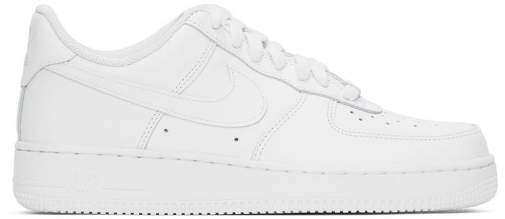 Photo: Nike White Air Force 1 '07 Sneakers