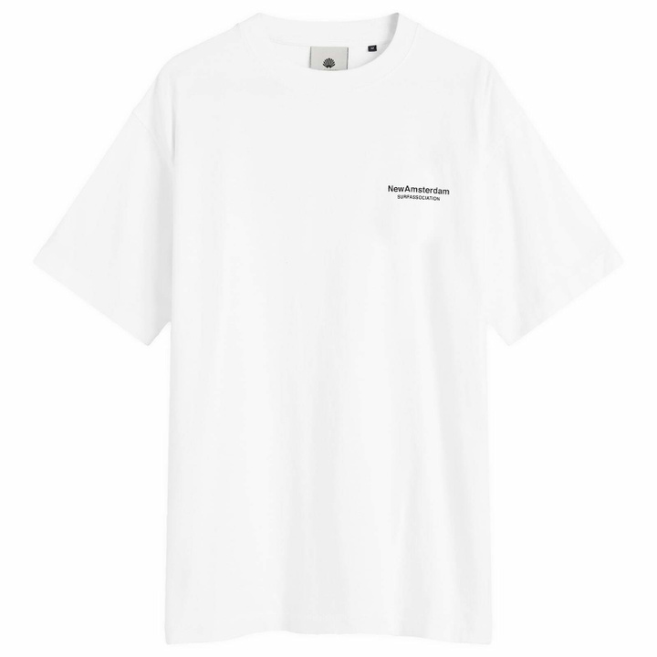 Photo: New Amsterdam Surf Association Men's Photo Print T-Shirt in White