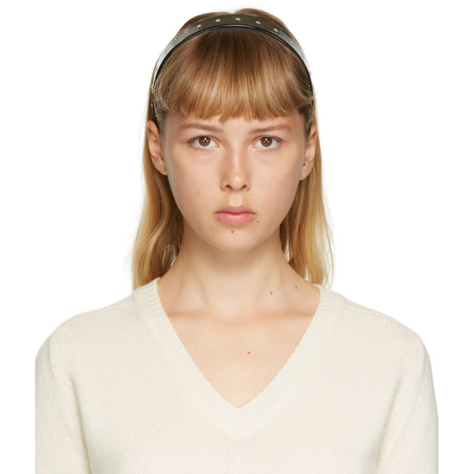 Gucci Black Crystal Interlocking G Headband Gucci display picture 1