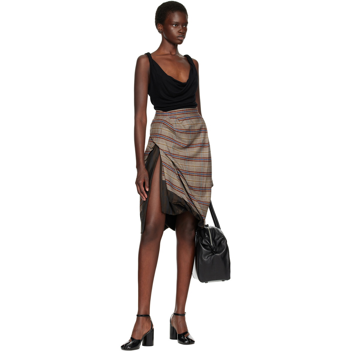 Vivienne Westwood Brown Zoey Midi Skirt