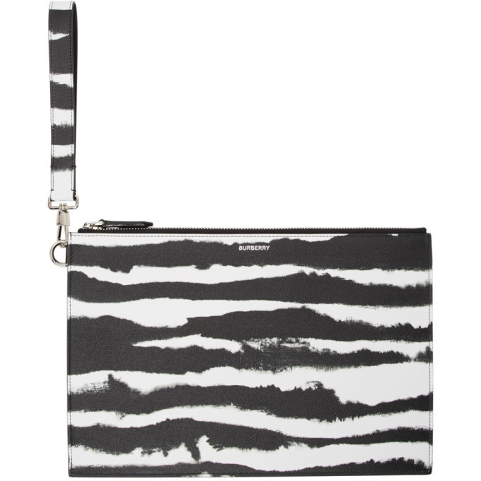 Photo: Burberry Black and White Zebra Print Pouch