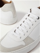 HUGO BOSS - Leather and Suede Sneakers - White - UK 8