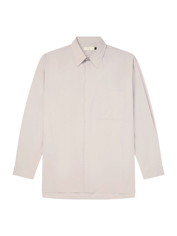 Photo: Amomento - Oversized Cotton Shirt - Neutrals
