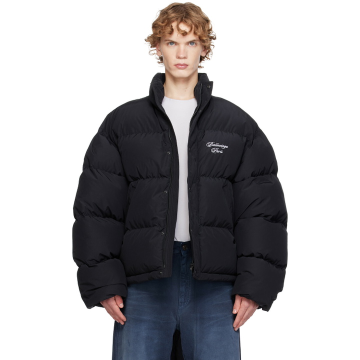 Photo: Balenciaga Black Puffer Down Jacket