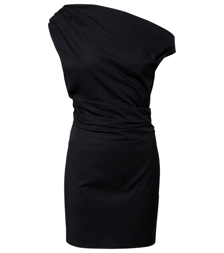 Photo: Staud Phare ruched cotton poplin minidress