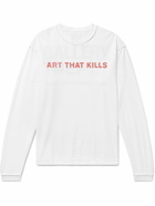 Gallery Dept. - ATK Reversible Logo-Print Cotton-Jersey T-Shirt - White