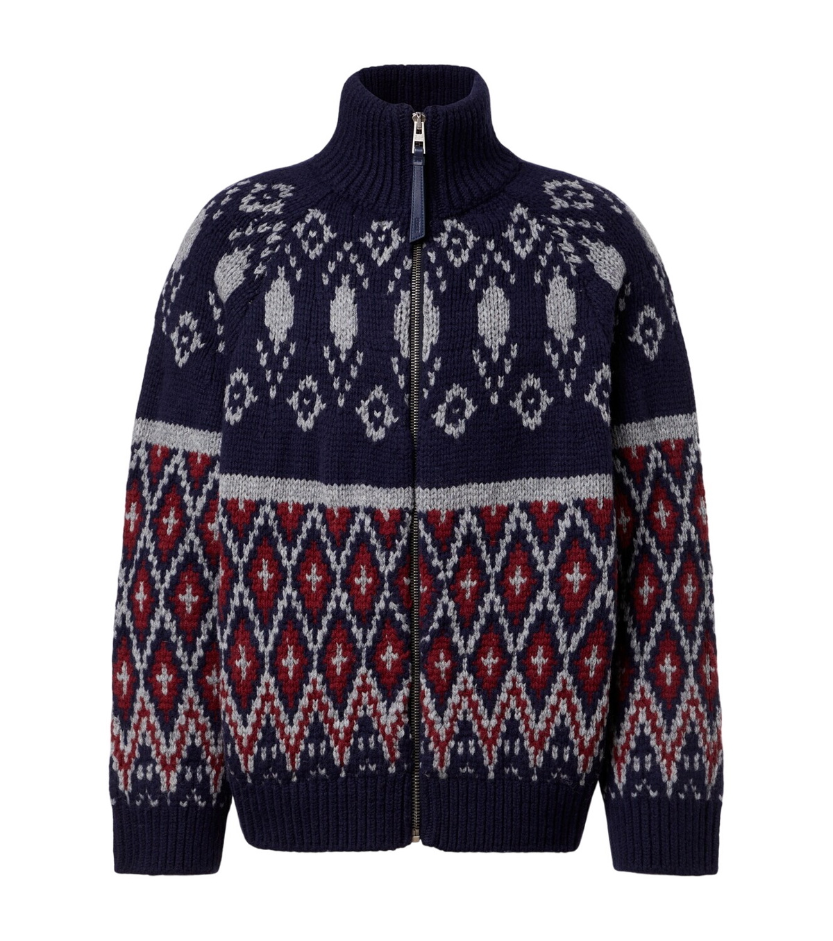 Loewe Ribbed-knit wool half-zip sweater Loewe