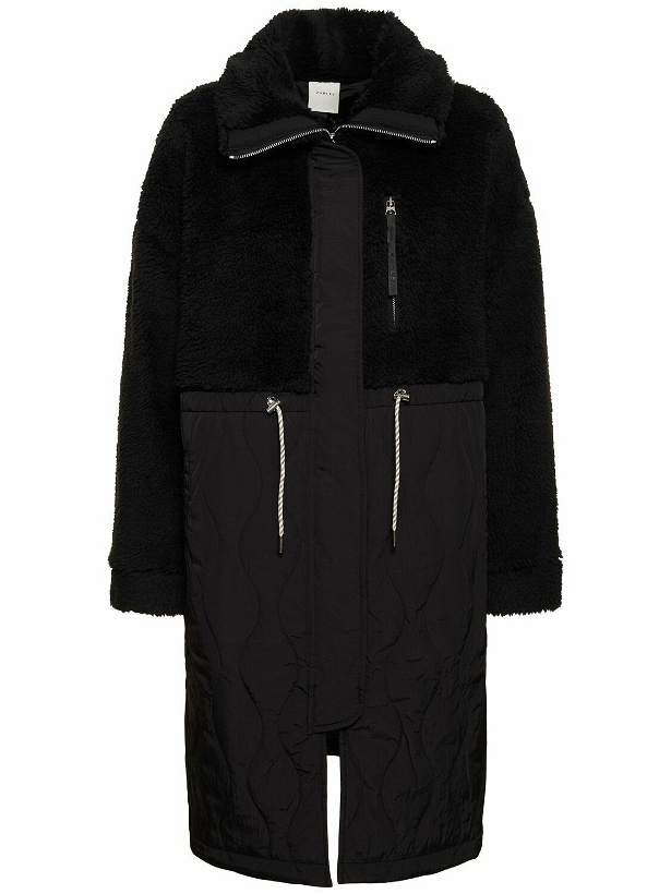 Photo: VARLEY - Walsh Quilted Sherpa Coat