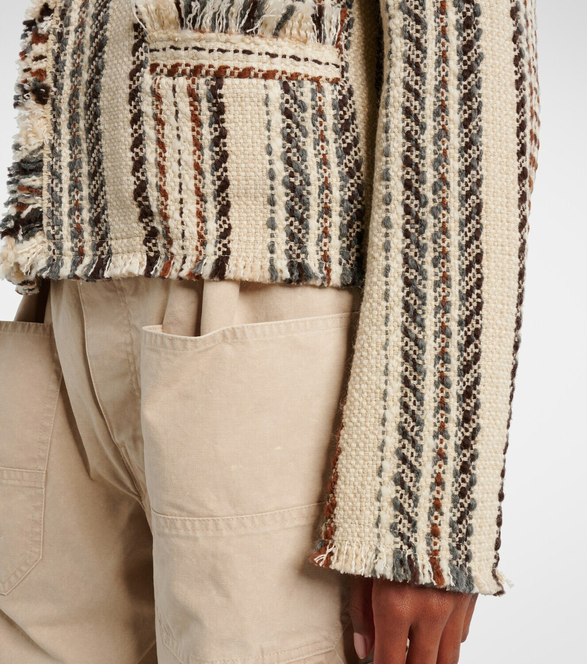 Marant Etoile Izaria cotton and wool-blend jacket