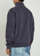 Gallery Dept. Logo Half-zip Cotton Sweatshirt Navy