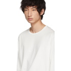 Issey Miyake Men White Long Sleeve Bio T-Shirt