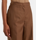 Gabriela Hearst Vesta wool and silk flared pants