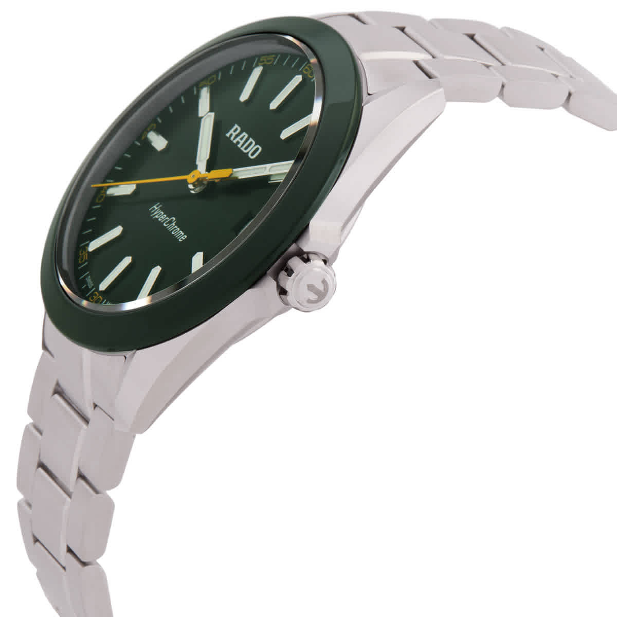 Rado HyperChrome Quartz Green Dial Mens Watch R32280313
