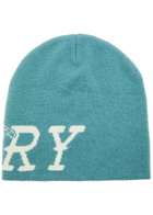Cherry Los Angeles Flying Cherry Wool and Cashmere-blend Skull cap - Teal - One Size