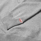 Battenwear Men's Reach Up Crew Sweat in Heather Grey