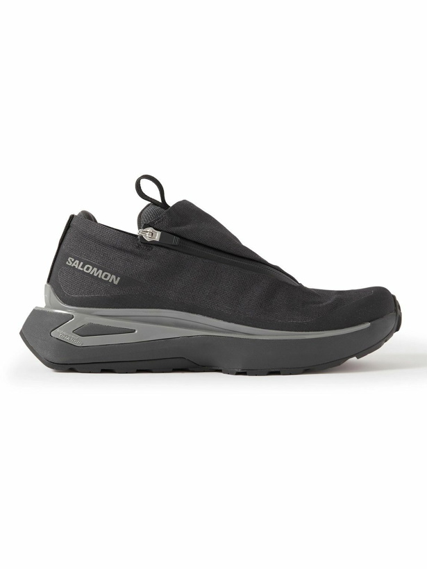 Photo: Salomon - Odyssey Element Advanced Canvas, Mesh and Suede Hiking Shoes - Black