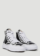 Maison Mihara Yasuhiro - Peterson High Top Sneakers in Black