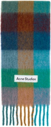 Acne Studios Multicolor Checked Scarf