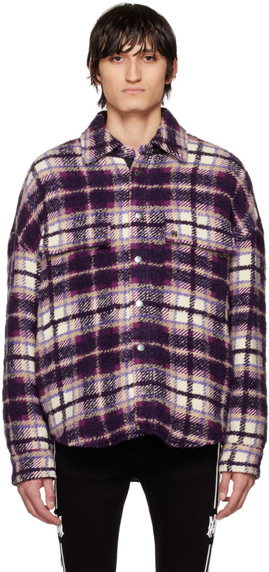 Photo: AMIRI Purple Check Jacket