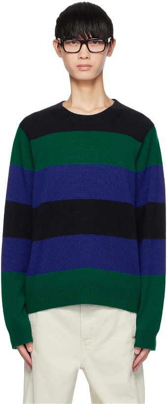 Photo: Guest in Residence Navy Stripe Sweater
