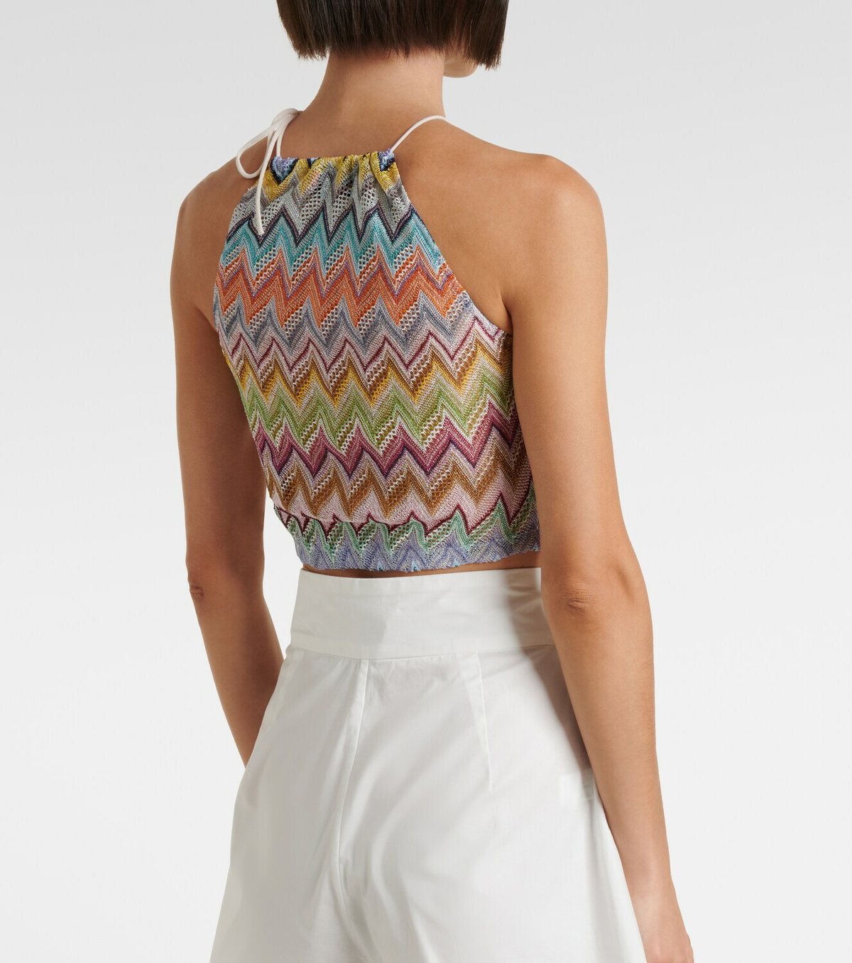 Missoni Zigzag lamé top