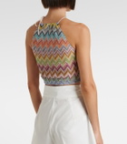 Missoni Zigzag lamé top
