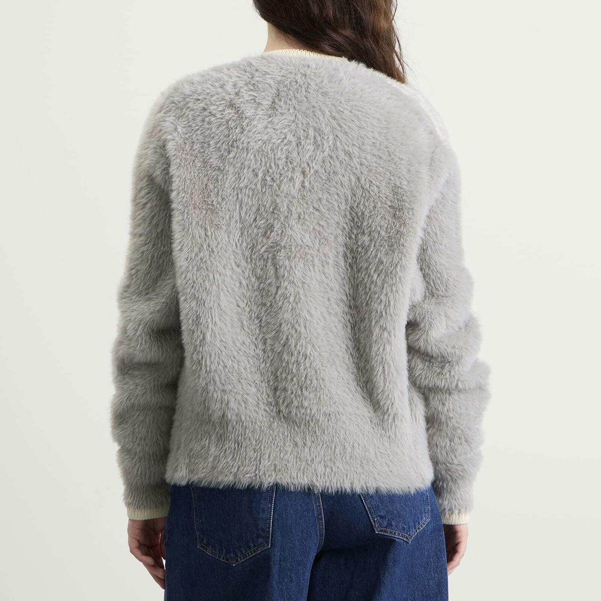 Adidas Women's X CLOT Crafted Cardigan in Solid Grey