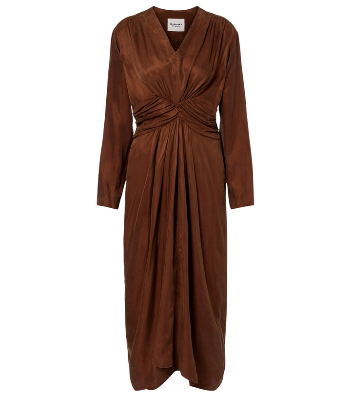 Photo: Marant Etoile Draped midi dress