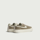 Stepney Workers Club Men's Dellow S-Strike Cup Suede Sneaker in Warm Grey